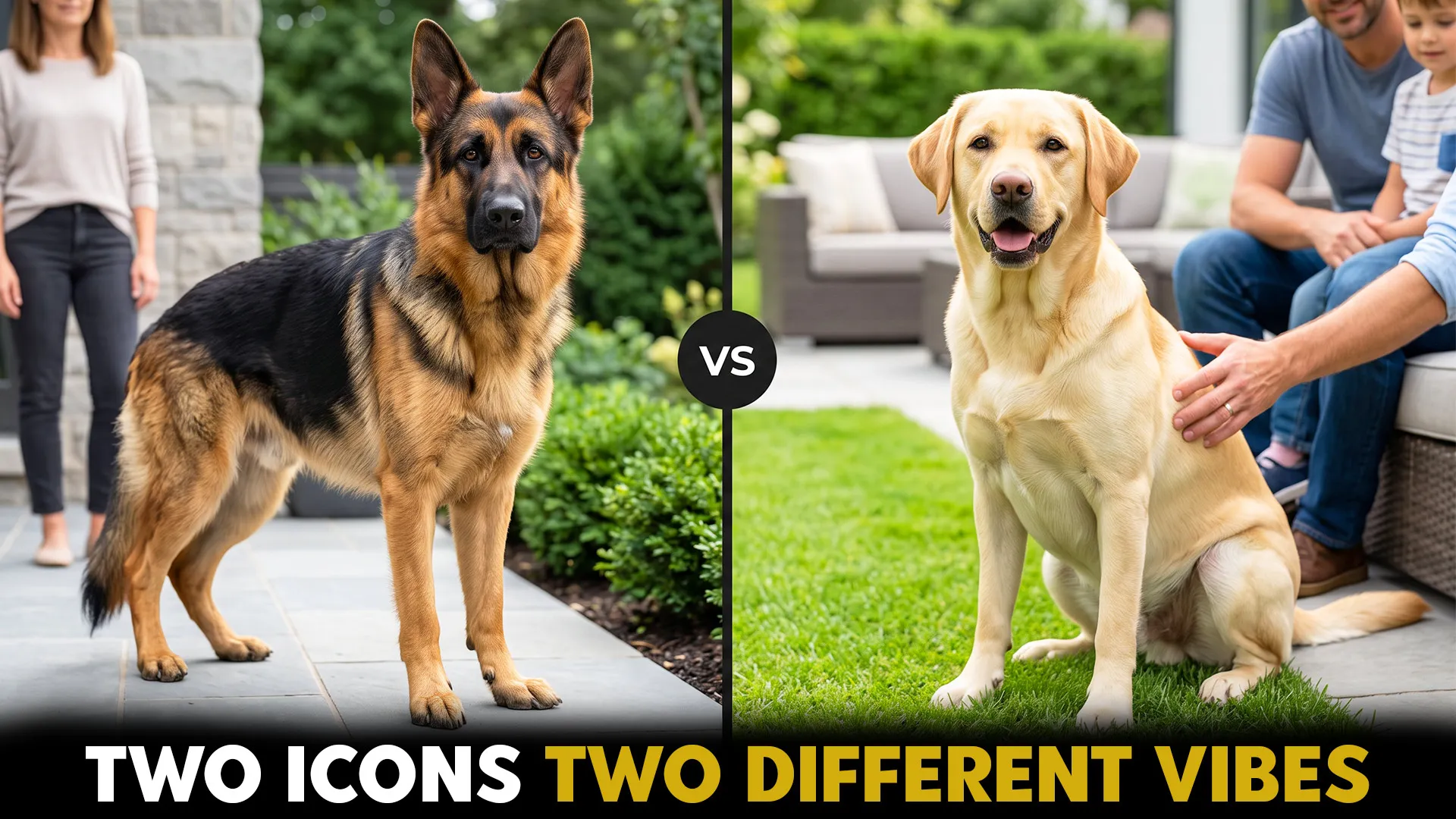 german shpeherd vs labrador retriever