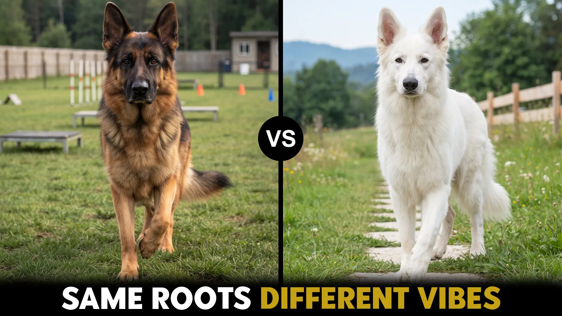 german shepherd vs white swiss shepherd what sets them apart