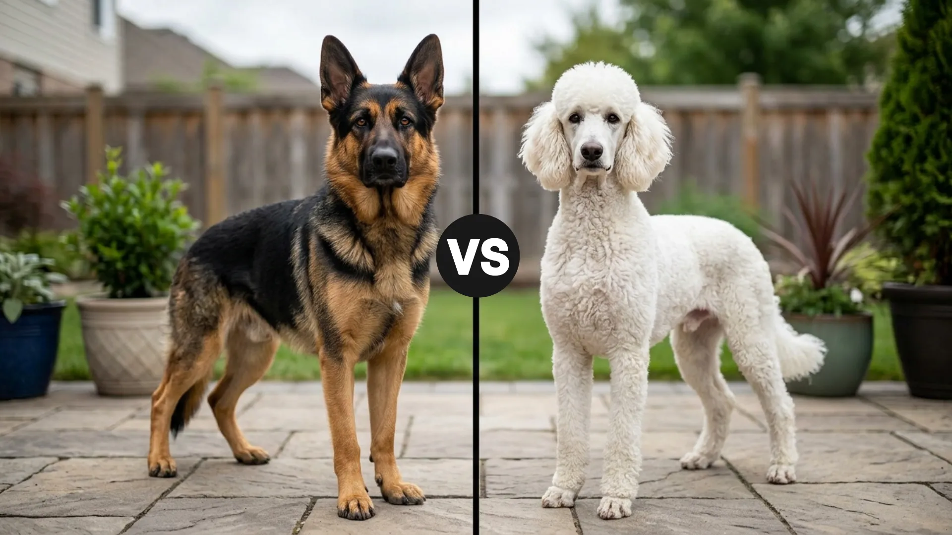 german shepherd vs poodle key dog breeds traits you should know