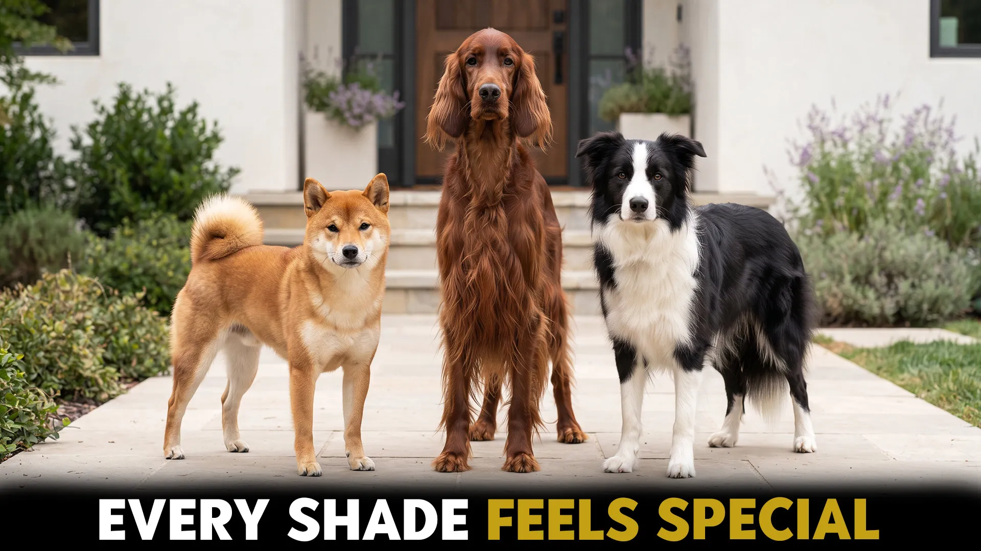 gorgeous dog breeds defined by their striking coat colors
