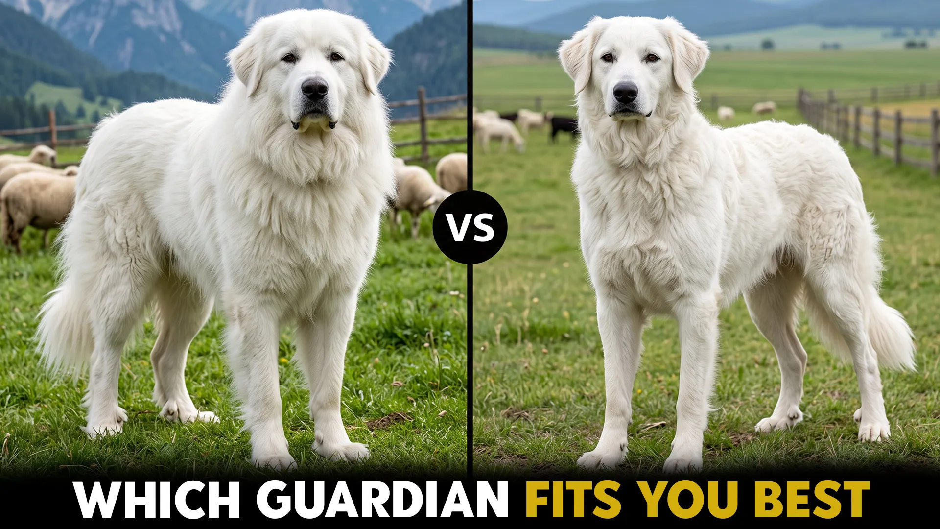 Great Pyrenees vs. Kuvasz: Guardian Dog Differences