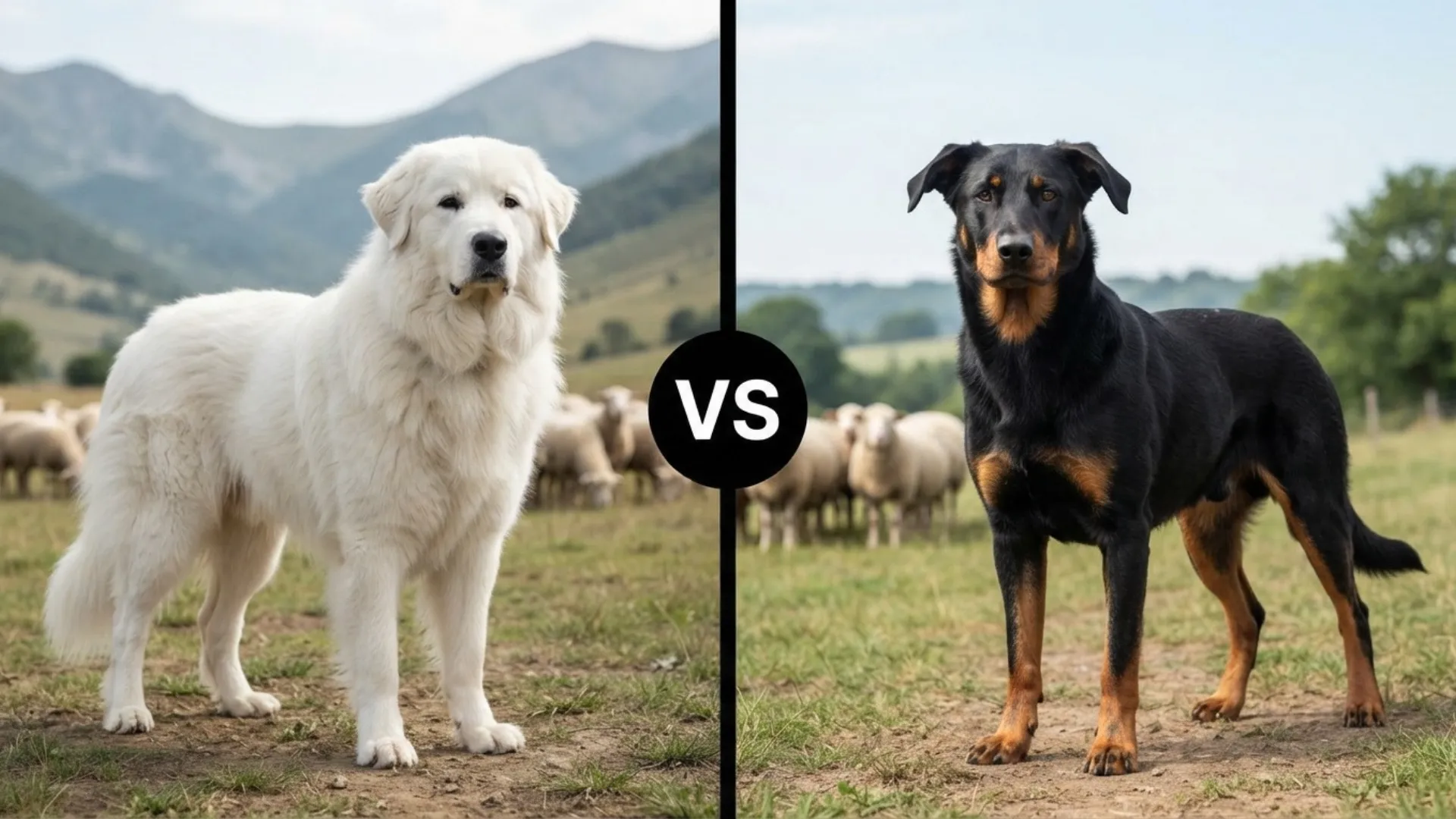 Great Pyrenees vs. Beauceron: Must-Know Points Before Choosing