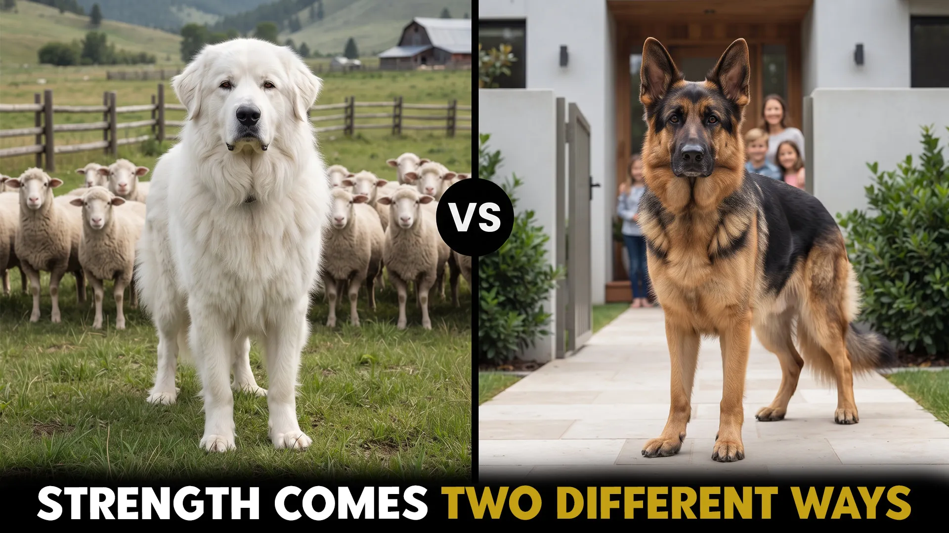 great pyrenees vs german shepherd must know facts about these dog breeds