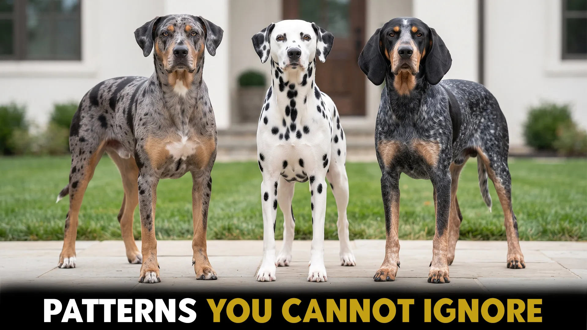 wonderful dog breeds with distinct coat patterns