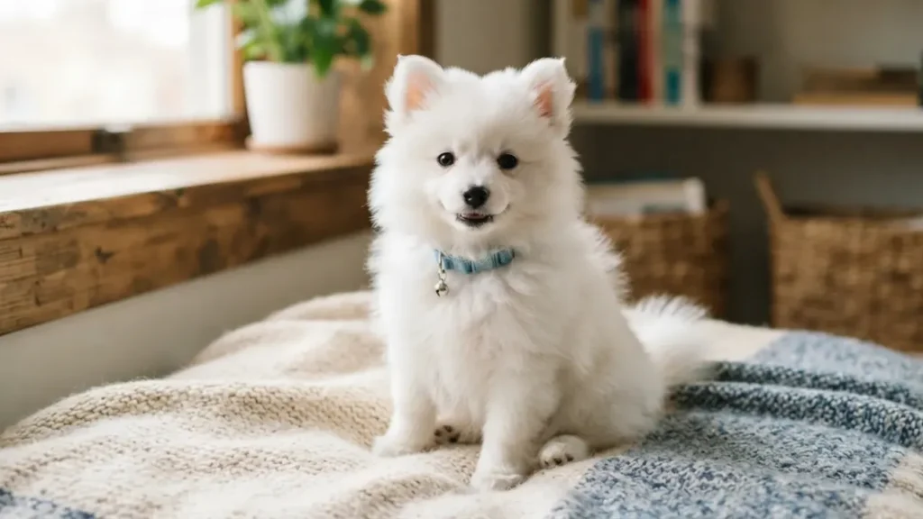 toy american eskimo dog