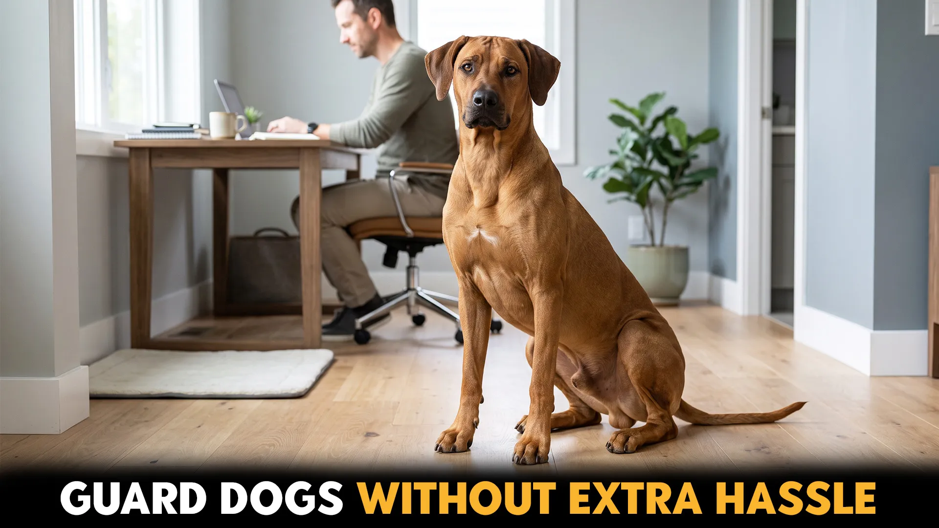 7 Low-Maintenance Guard Dog Breeds for Stress-Free Owners
