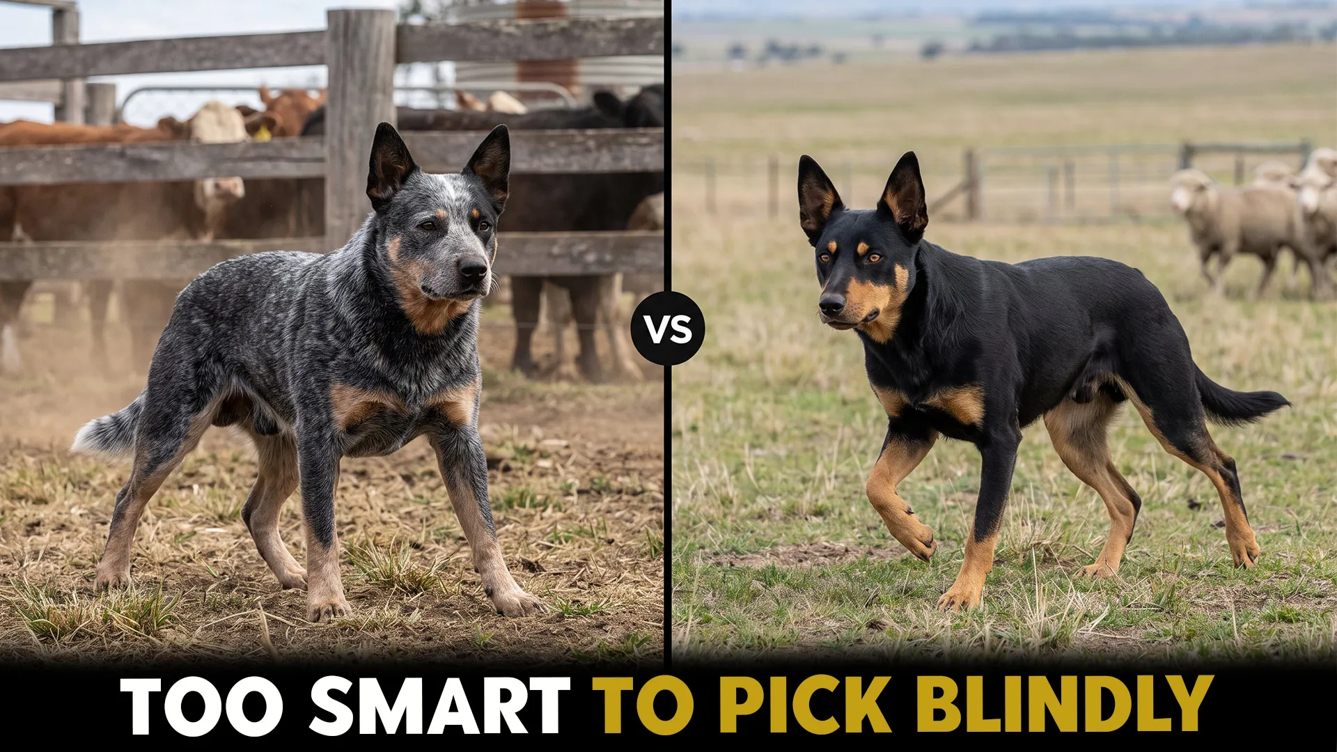 Australian Cattle Dog vs. Australian Kelpie: Key Differences Explained