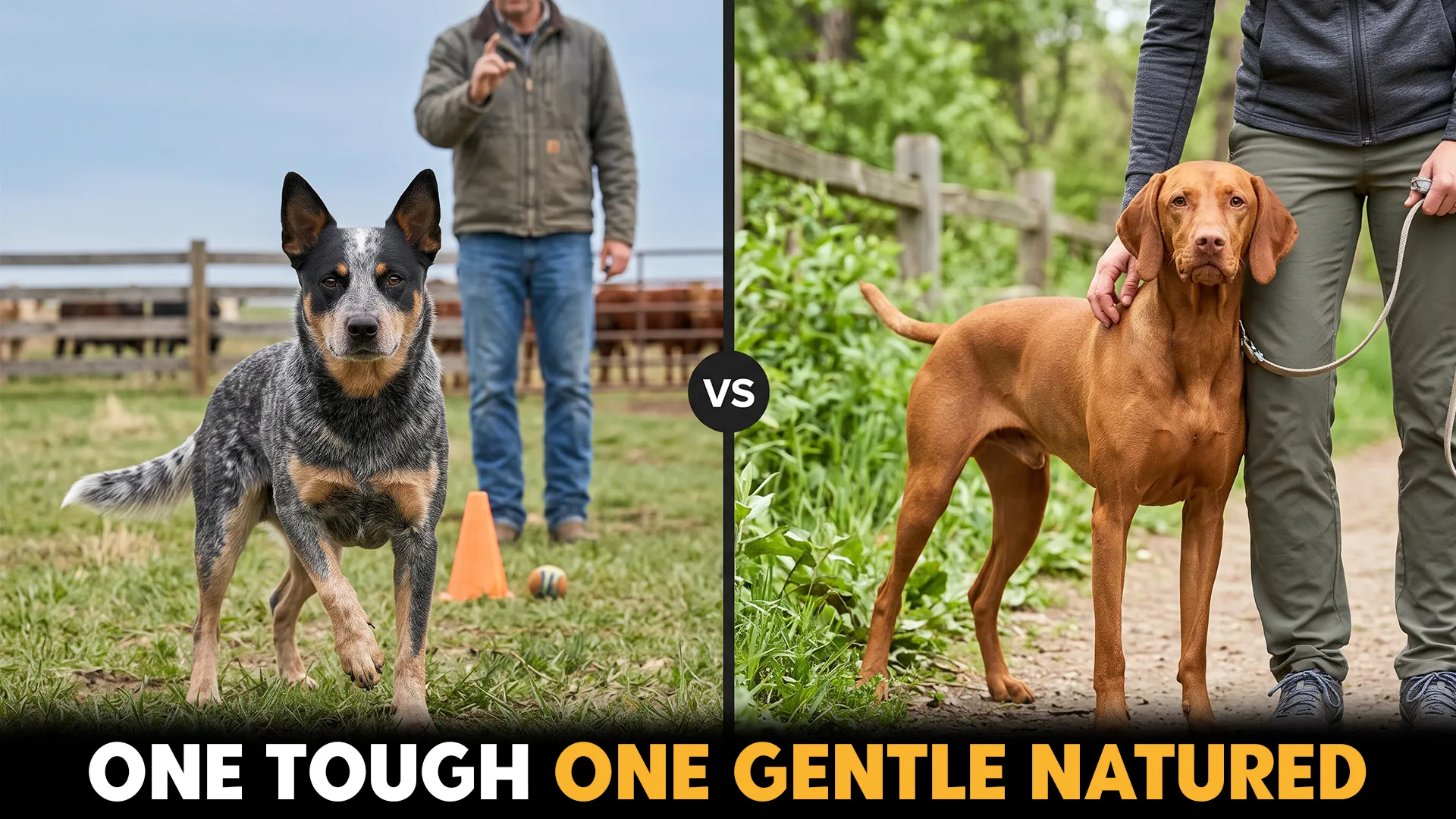 Australian Cattle Dog vs. Vizsla: Understanding Two Distinct Canine Personalities