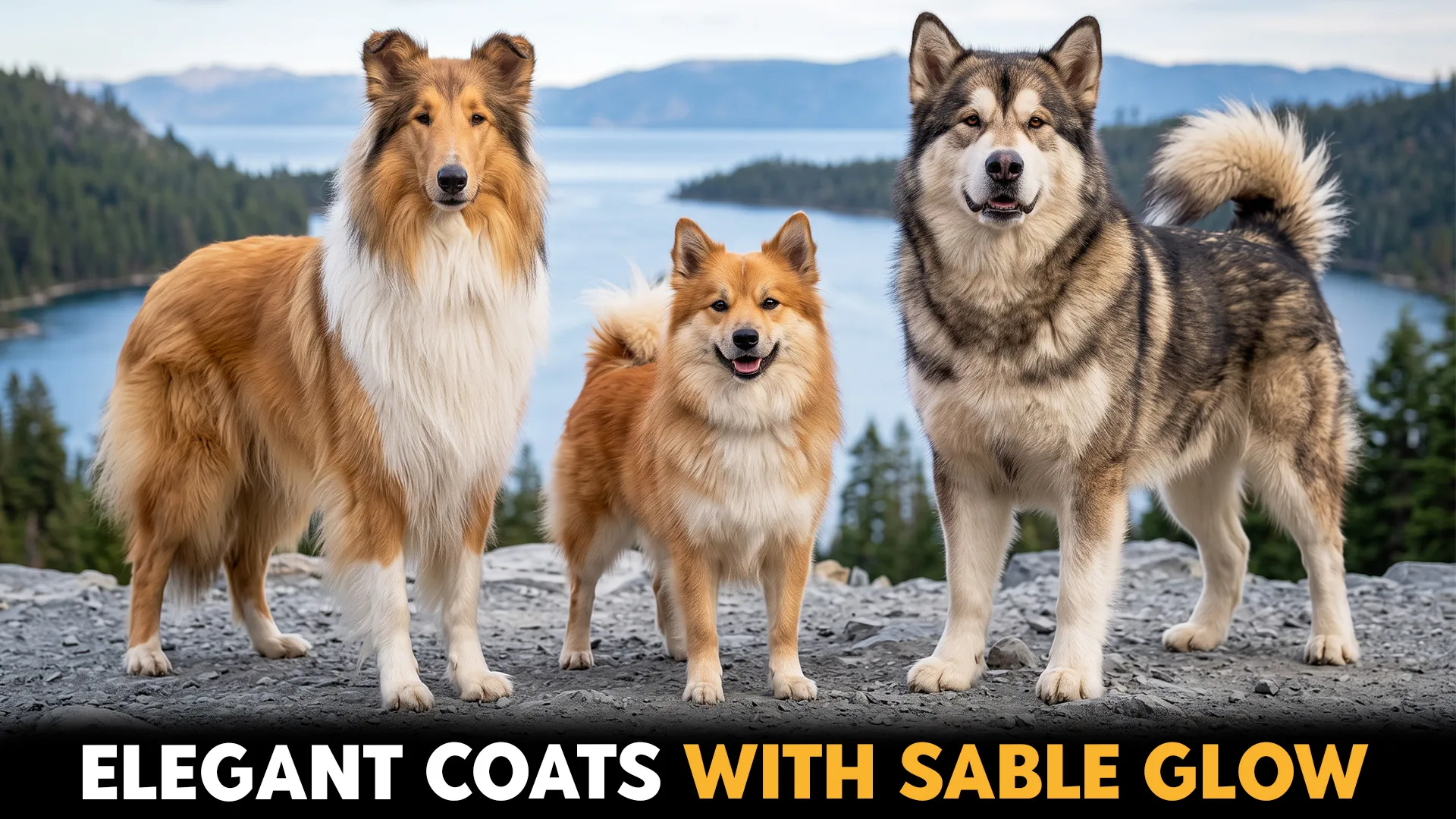 BEAUTIFUL DOG BREEDS FEATURING SABLW COAT