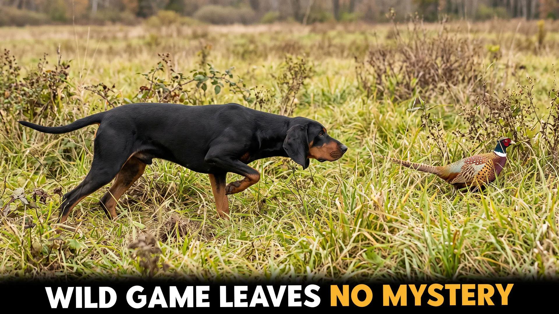 best dog breeds for tracking wild games and birds