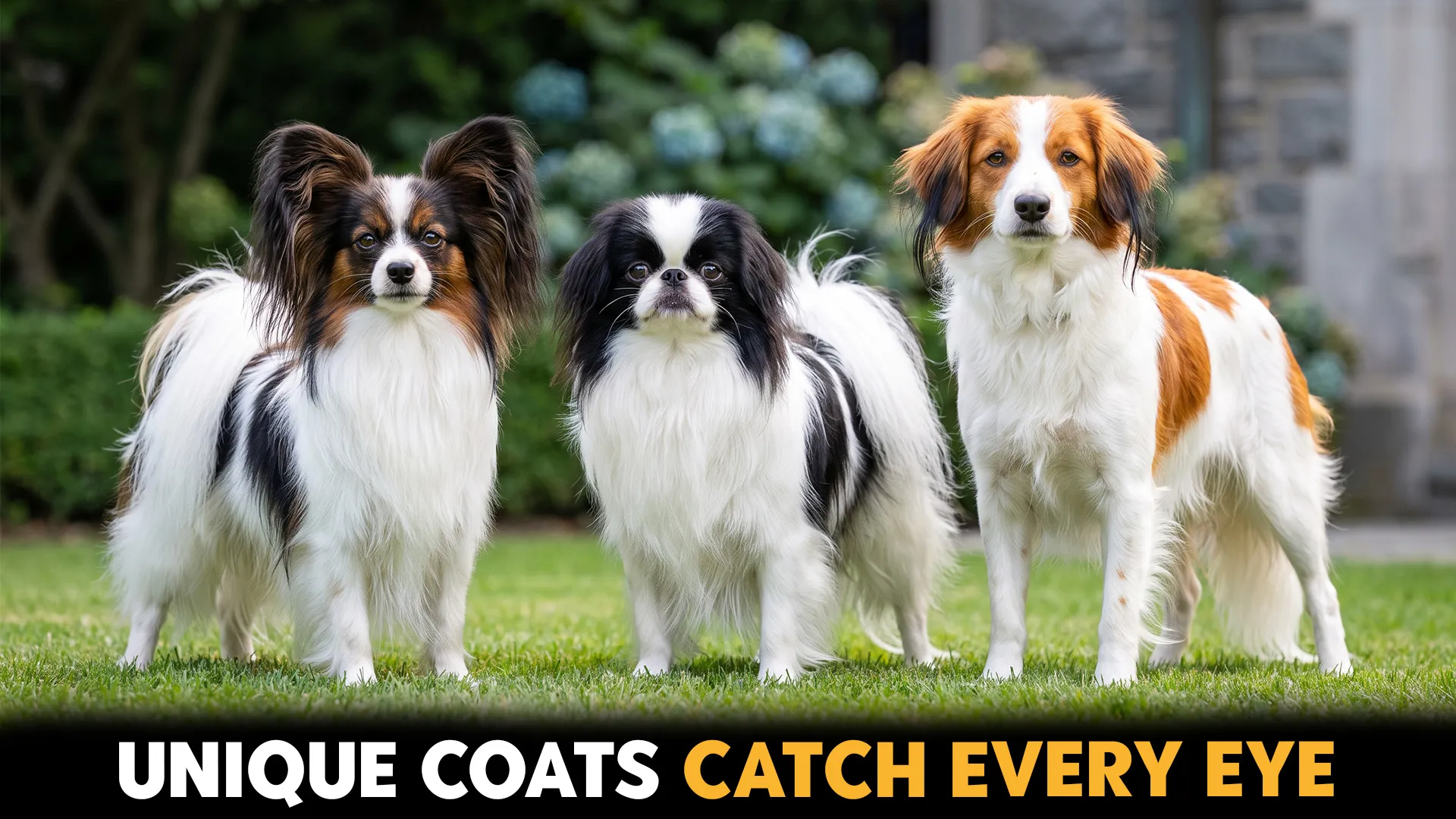 7 Dog Breeds With Dazzling Parti-Color Coats