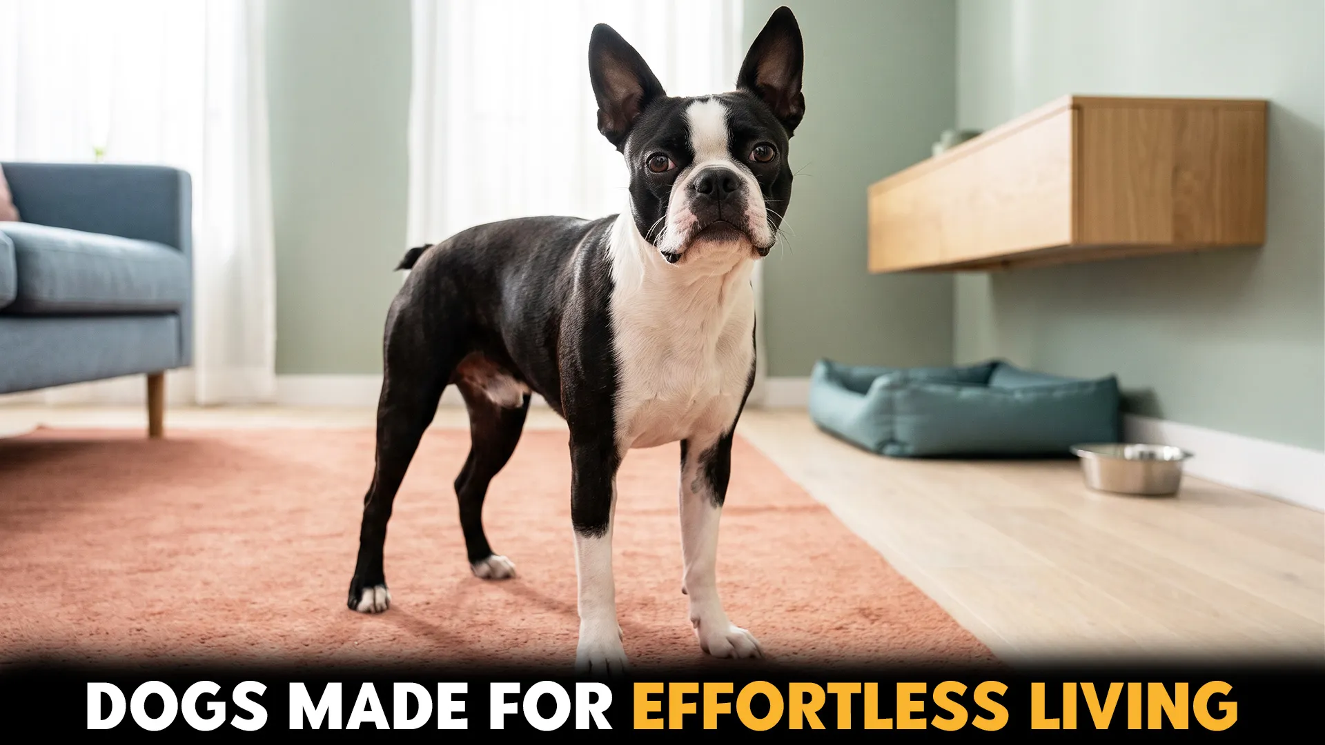 fantastic dog breeds for minimalist living