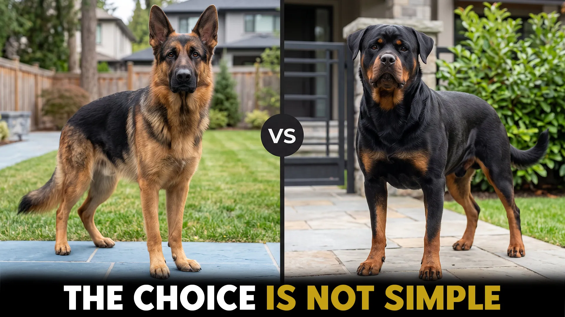 german shepherd vs rottweiler must know