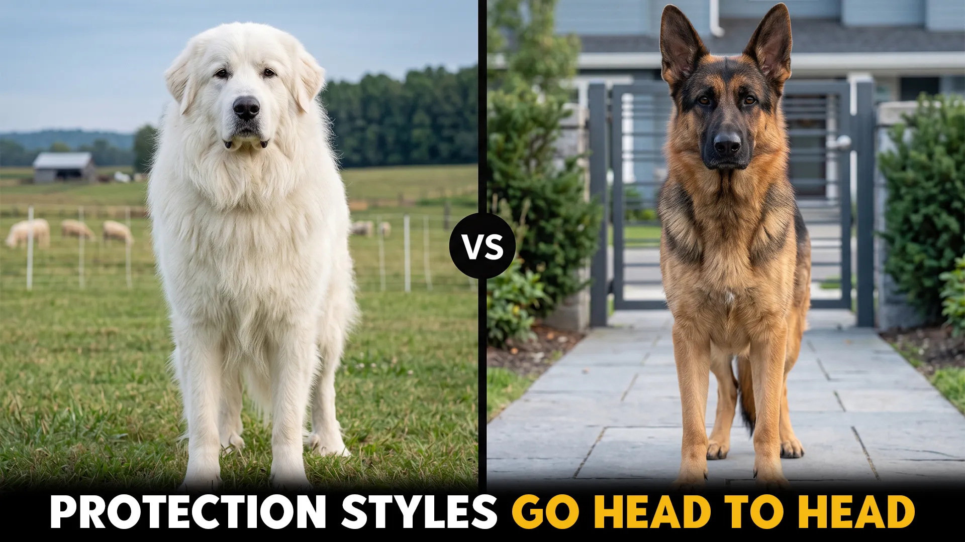 Great Pyrenees vs. German Shepherd Dog Breeds: Which Wins?