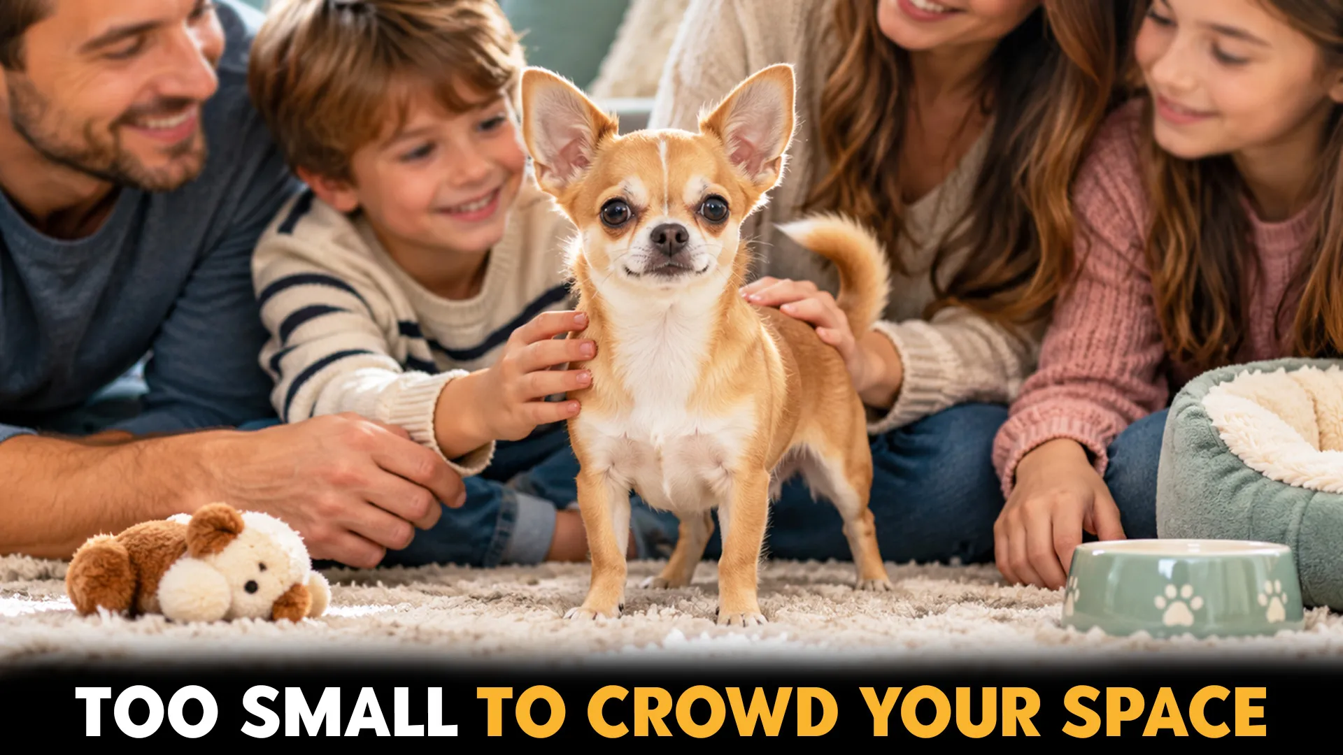 ideal smal dog breeds for a cozy family home