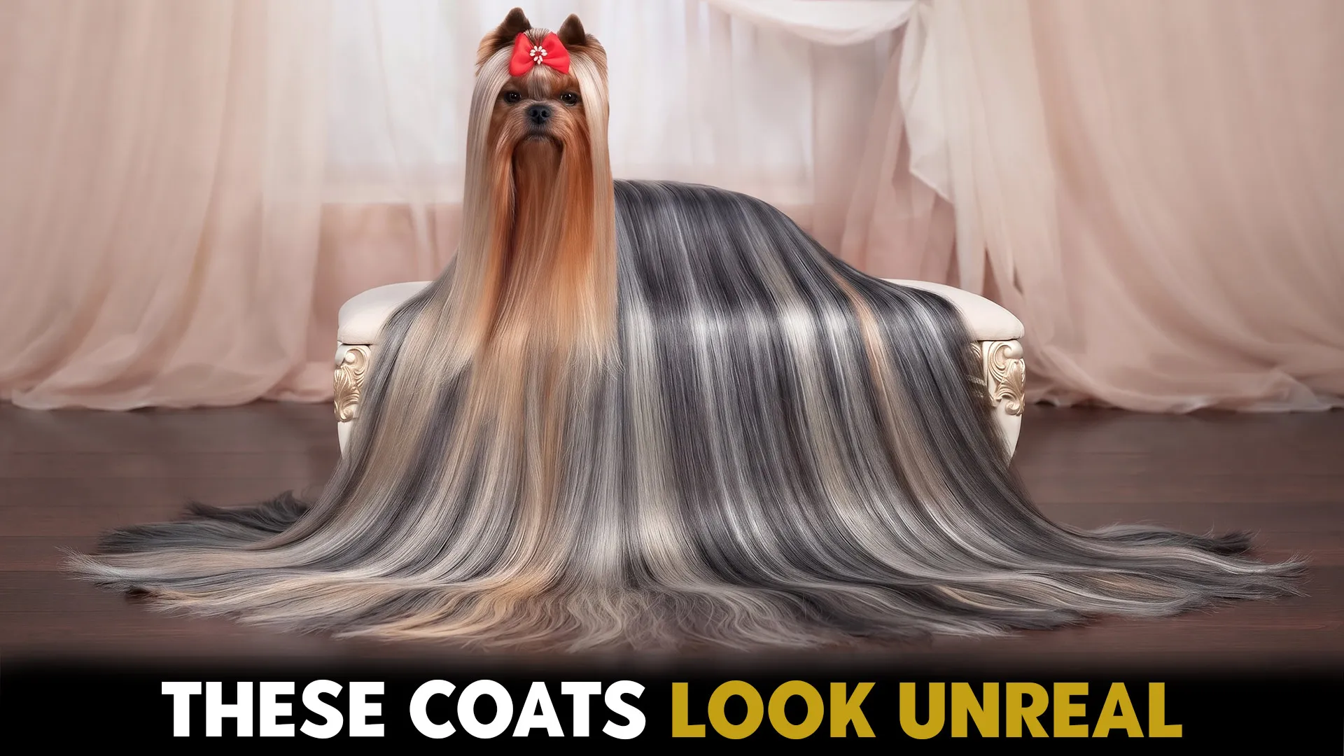 long haired dog breeds with flowing silky fur