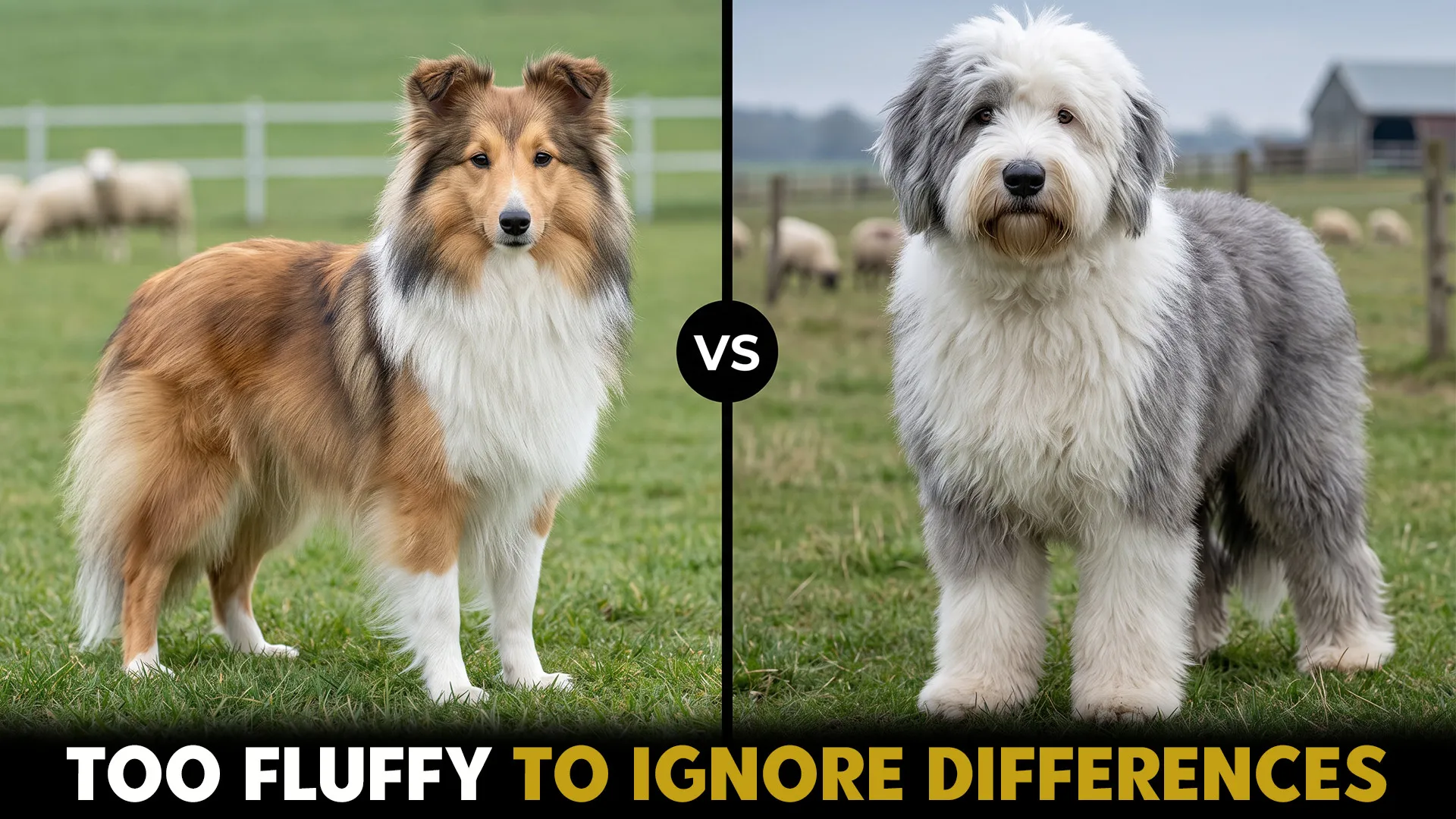 shetland sheepdog vs old english sheepdog top traits differentiating