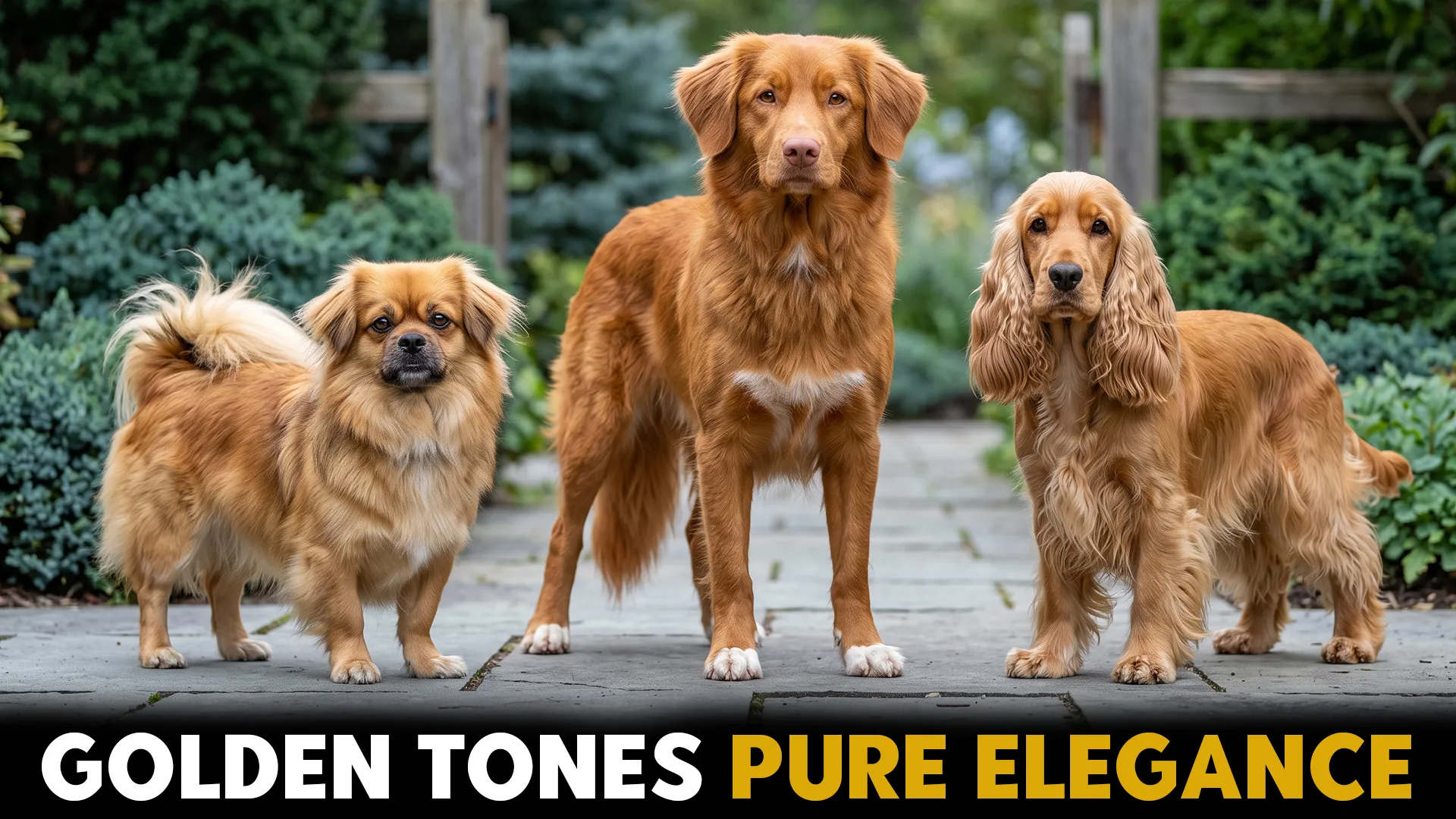 Top 10 Dog Breeds with Rich, Golden-Hued Coats